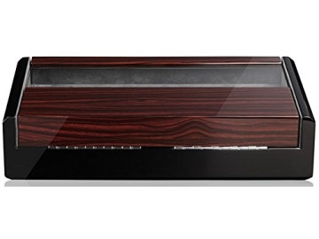 MODALO Imperia Uhrenbox für 12 Uhren MODELL 2014 schwarz/ makassar - 2