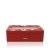 Windrose Charming Schmuckkoffer Charmbox mit Hubfach und Sichtfenster 1 flowers red - 1